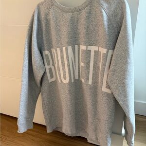 Brunette The Label Grey Sweatshirt